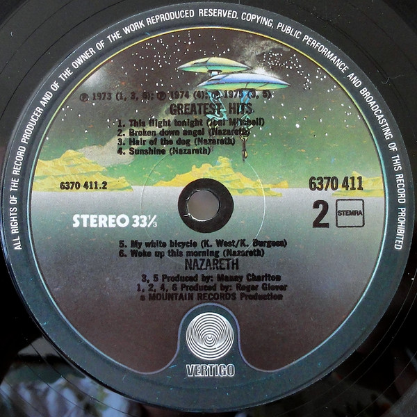 Nazareth - Greatest Hits | Vertigo (6370 411) - 4