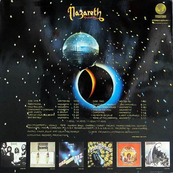 Nazareth - Greatest Hits | Vertigo (6370 411) - 2