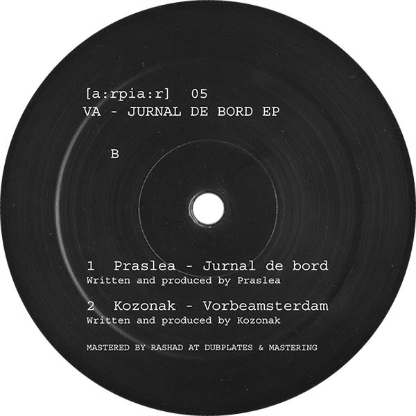 Various - Jurnal De Bord EP | [a:rpia:r] ([a:rpia:r] 05) - 3