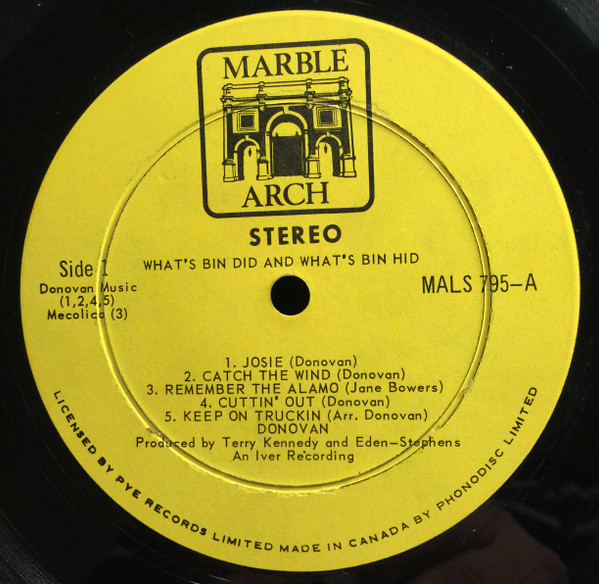 Donovan - What's Bin Did And What's Bin Hid | Marble Arch (MALS 795) - 4 Donovan - What's Bin Did And What's Bin Hid | Marble Arch (MALS 795) - 4