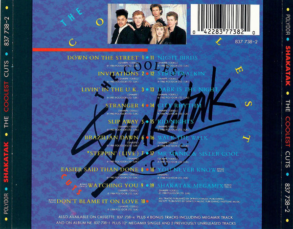 Shakatak - The Coolest Cuts | Polydor (837 738-2) - 2