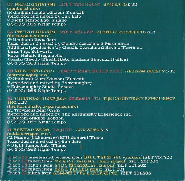 Various - Easy Tempo Experience | Easy Tempo (MET 801/802 CD) - 3