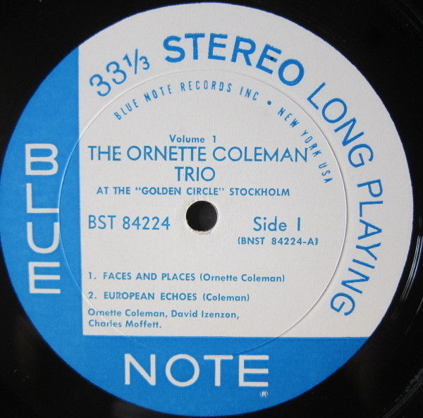 The Ornette Coleman Trio - At The "Golden Circle" Stockholm (Volume One) | Blue Note (84224) - 3 The Ornette Coleman Trio - At The "Golden Circle" Stockholm (Volume One) | Blue Note (84224) - 3