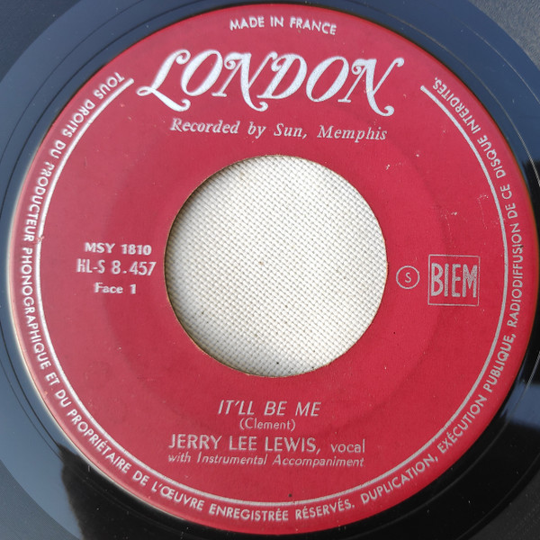 Jerry Lee Lewis - It'll Be Me | London Records (HL-S 8.457) - main