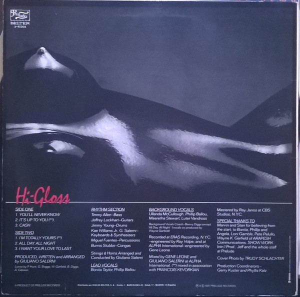 Hi-Gloss - Hi-Gloss | Prelude Records (2-47.203) - 2