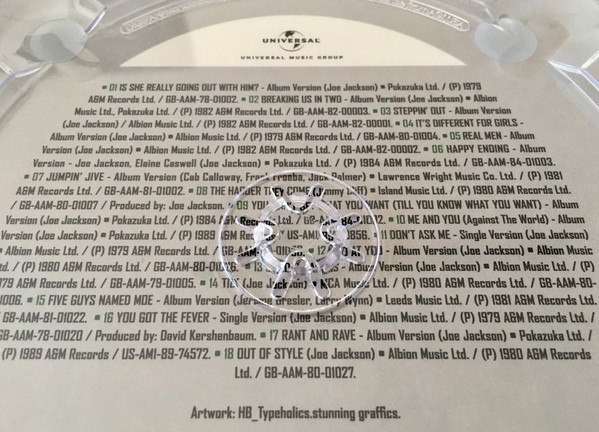 Joe Jackson - Colour Collection | A&M Records (060075301267(3)) - 4
