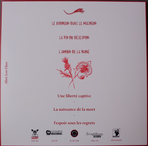 Abre Los Ojos - Les Morts Sont Invisibles Mais Ils Ne Sont Pas Absents | La Bétonnière Production (LBP 001) - 2