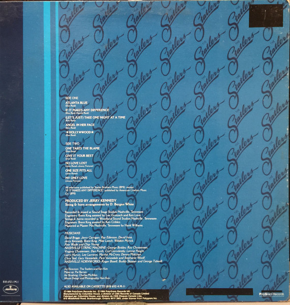 The Statler Brothers - Atlanta Blue | Mercury (818 652-1 M-1) - 2