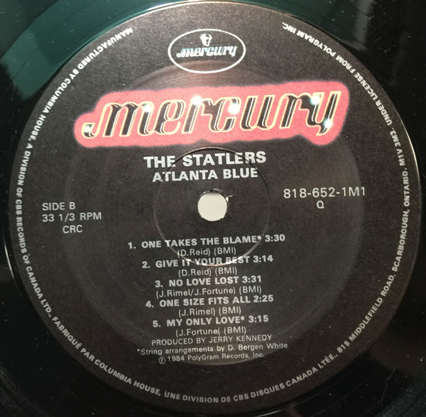The Statler Brothers - Atlanta Blue | Mercury (818 652-1 M-1) - 3
