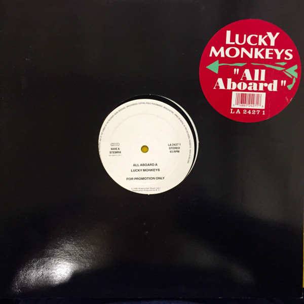 Lucky Monkeys - All Aboard | Roadrunner Records (LA 2427 1) - main Lucky Monkeys - All Aboard | Roadrunner Records (LA 2427 1) - main