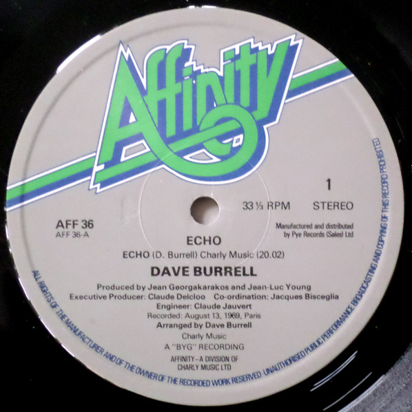 Dave Burrell - Echo | Affinity (AFF 36) - 2