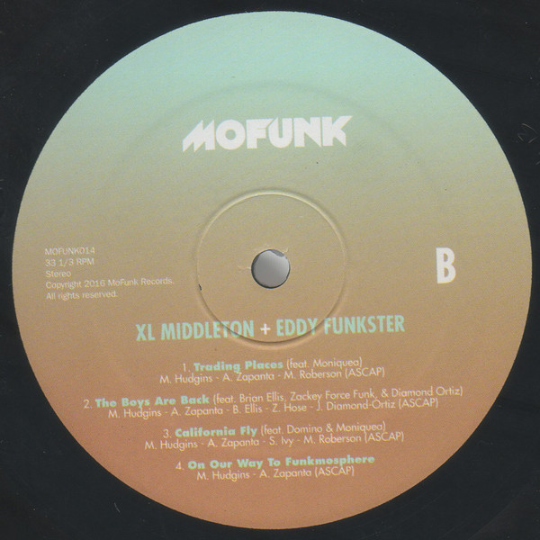XL Middleton + Eddy Funkster - XL Middleton + Eddy Funkster | Mofunk Records (MOFUNK014) - 4 XL Middleton + Eddy Funkster - XL Middleton + Eddy Funkster | Mofunk Records (MOFUNK014) - 4