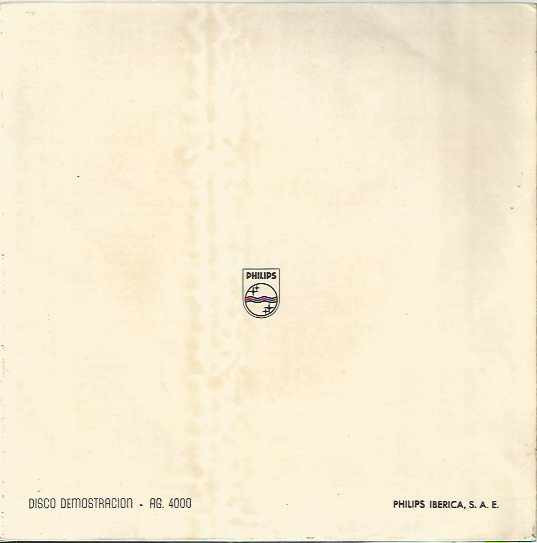 Disco De Demostracion Tocadiscos A.G. 4000