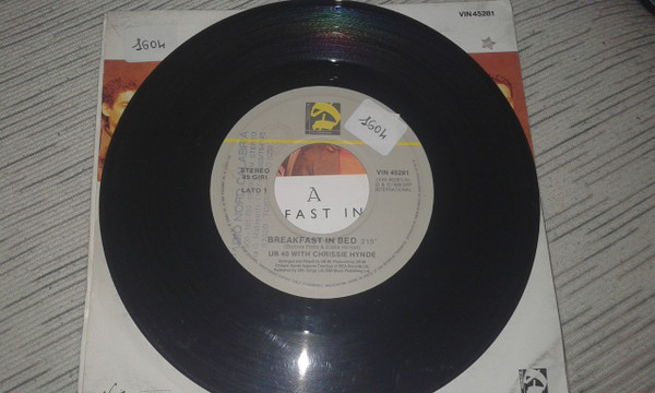 UB40 With Chrissie Hynde - Breakfast In Bed | DEP International (VIN 45281) - 3 UB40 With Chrissie Hynde - Breakfast In Bed | DEP International (VIN 45281) - 3