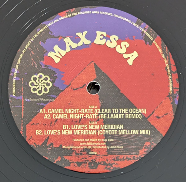 Max Essa - Camel Night-Rate / Love's New Meridian | Is It Balearic? Recordings (IIB086) - 2