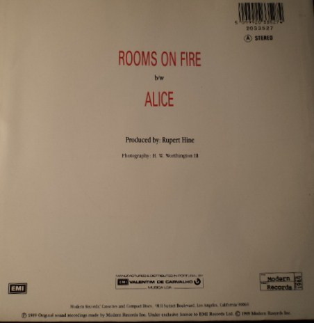 Stevie Nicks - Rooms On Fire | EMI (2033527) - 2