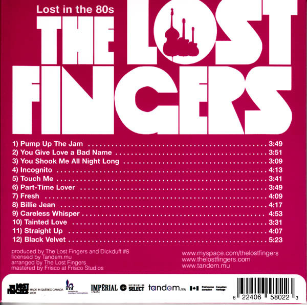 The Lost Fingers - Lost In The 80's | Tandem.mu (TMUCD-5802) - 2