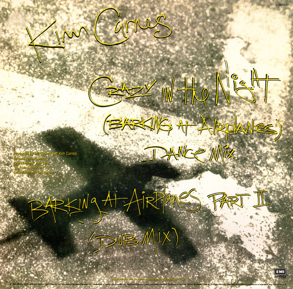 Kim Carnes - Crazy In The Night (Barking At Airplanes) | EMI America (V-7857) - 2