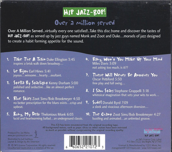 Various - Hip Jazz-Bop! Over A Million Served | 1201 Music (CD 2107-2) - 2 Various - Hip Jazz-Bop! Over A Million Served | 1201 Music (CD 2107-2) - 2