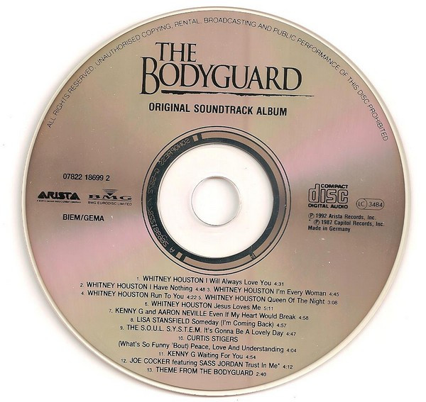 Various - The Bodyguard (Original Soundtrack Album) | Arista (07822 18699 2) - 3
