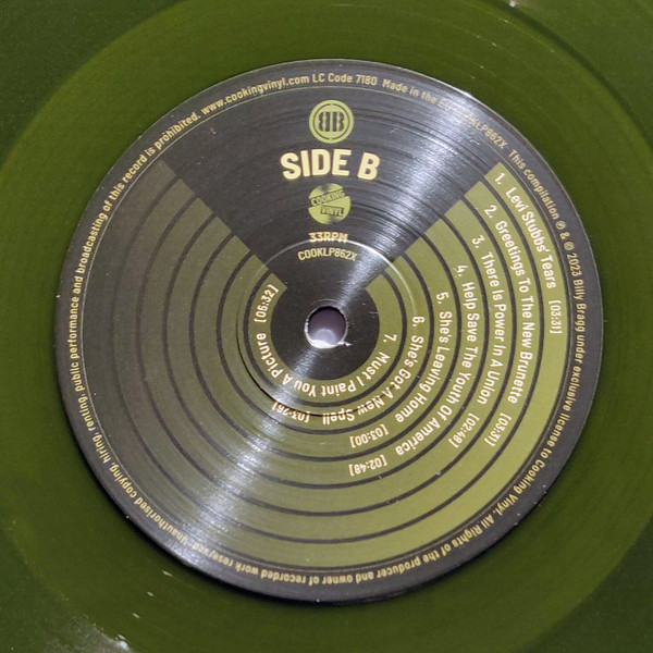 Billy Bragg - The Roaring Forty | 1983-2023 3LP | Cooking Vinyl (COOKLP862X) - 3 Billy Bragg - The Roaring Forty | 1983-2023 3LP | Cooking Vinyl (COOKLP862X) - 3