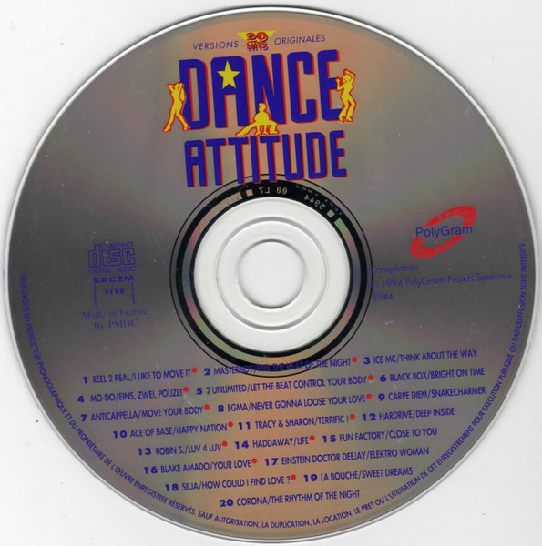 Various - Dance Attitude | PolyGram Projets Spéciaux (5944) - 3