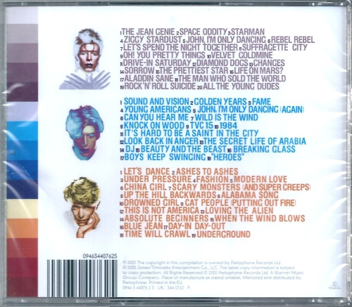 David Bowie - The Platinum Collection | Parlophone (0946 3 44076 2 5) - 2