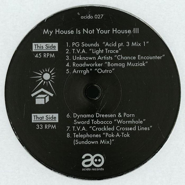Various - My House Is Not Your House III | Acido Records (acido 027)