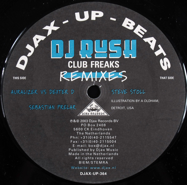 DJ Rush - Club Freaks (Remixes) | Djax-Up-Beats (DJAX-UP-364)