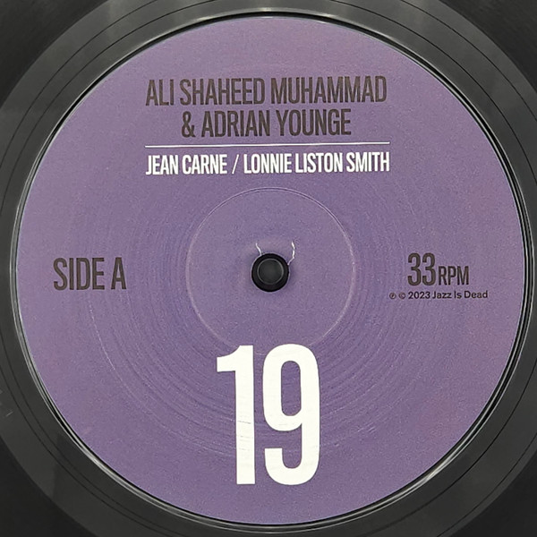 Ali Shaheed Muhammad & Adrian Younge / Jean Carn / Lonnie Liston Smith - Jazz Is Dead 19 (Instrumentals) | Jazz Is Dead (JID019) - 2 Ali Shaheed Muhammad & Adrian Younge / Jean Carn / Lonnie Liston Smith - Jazz Is Dead 19 (Instrumentals) | Jazz Is Dead (JID019) - 2