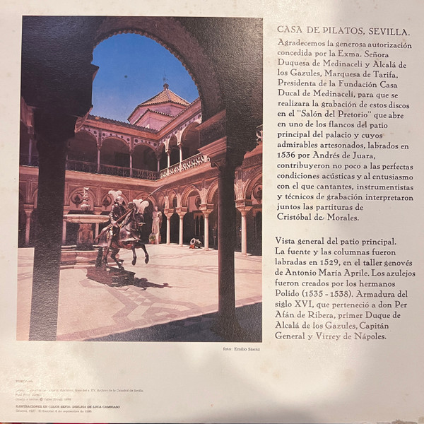 Cristóbal de Morales , Taller Ziryab - La Musica En La Era Del Descubrimiento Volumen Segundo | Not On Label (54.9398 / 54.9399) - 2
