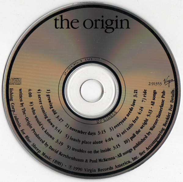 The Origin - The Origin | Virgin (91353-2) - 3