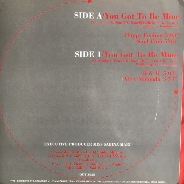 The Classics - You Got To Be Mine | Out (OUT 3638) - 2 The Classics - You Got To Be Mine | Out (OUT 3638) - 2