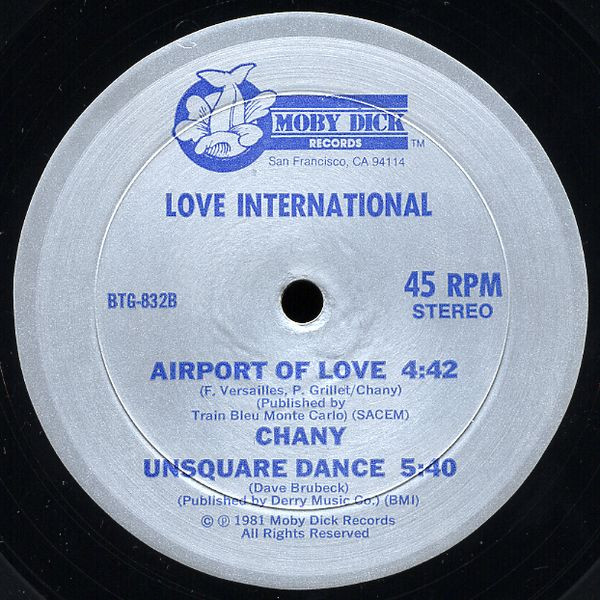 Love International / Philippe Chany - Dance On The Groove And Do The Funk / Unsquare Dance | Moby Dick Records (BTG-832) - 2