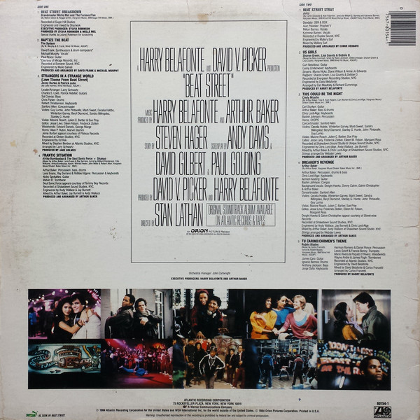 Various - Beat Street (Original Motion Picture Soundtrack) - Volume 1 | Atlantic (80154-1) - 2 Various - Beat Street (Original Motion Picture Soundtrack) - Volume 1 | Atlantic (80154-1) - 2