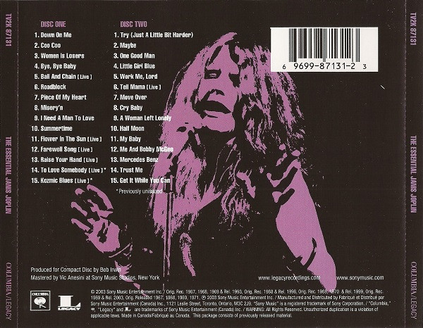 Janis Joplin - The Essential Janis Joplin | Columbia (TV2K 87131) - 2 Janis Joplin - The Essential Janis Joplin | Columbia (TV2K 87131) - 2