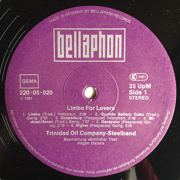 Trinidad Oil Company - Limbo For Lovers | Bellaphon (220.05.020) - 3