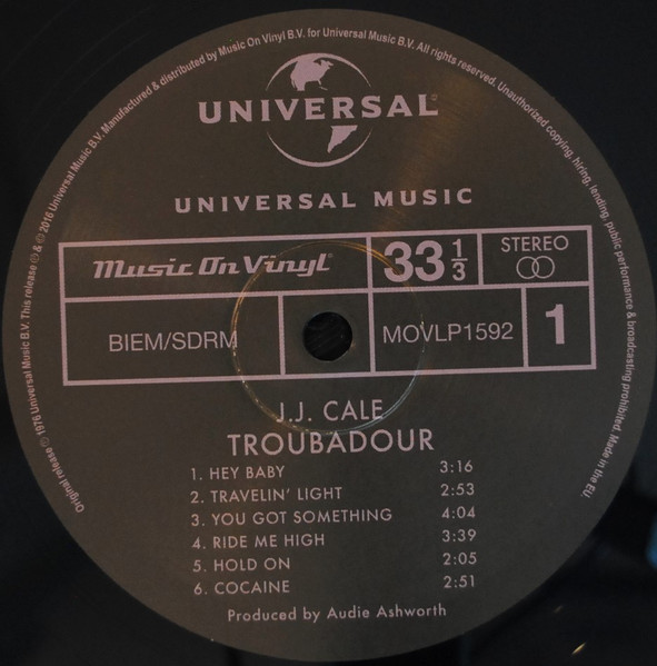 J.J. Cale - Troubadour | Music On Vinyl (MOVLP1592) - 4