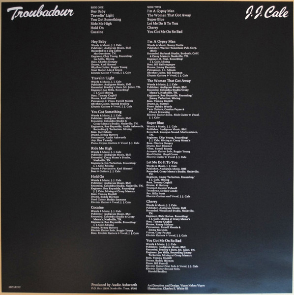 J.J. Cale - Troubadour | Music On Vinyl (MOVLP1592) - 3