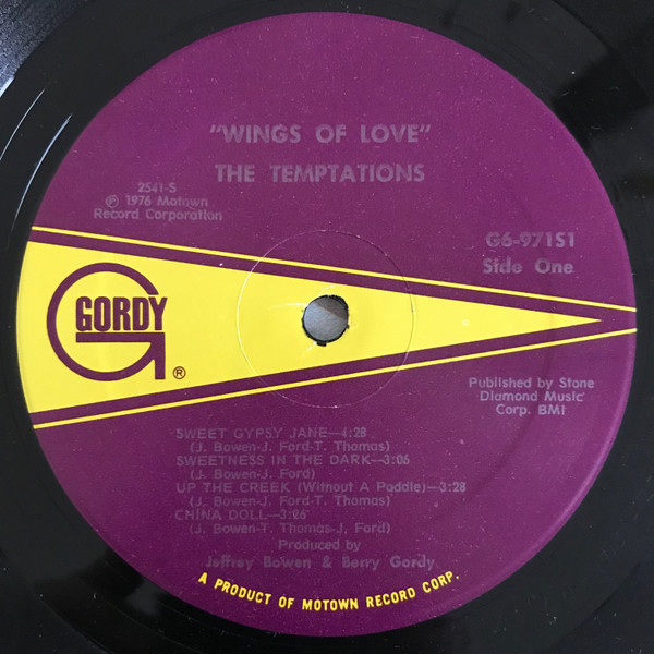 The Temptations - Wings Of Love [Vinyl] | Gordy (G6-971S1) - 3