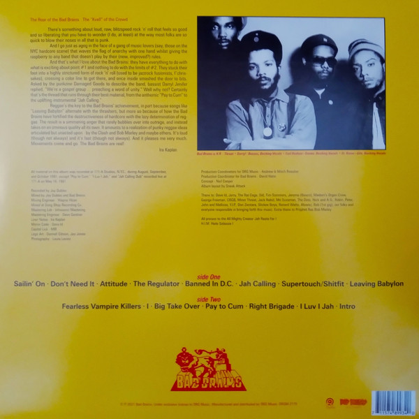 Bad Brains - Bad Brains | Bad Brains Records (ORGM-2179) - 2