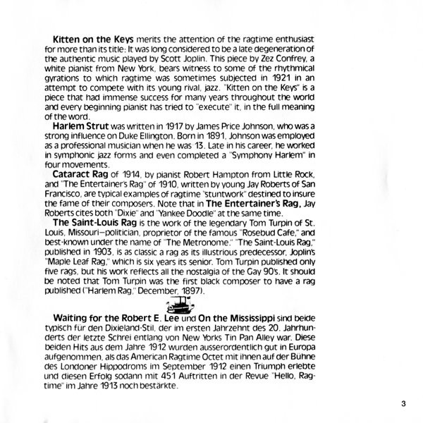 Claude Bolling - Original Ragtime (Piano Solo) | CBS (MK 39009) - 4