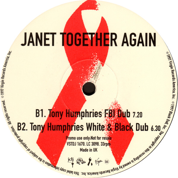 Janet Jackson - Together Again | Virgin (VSTDJ 1670) - 3