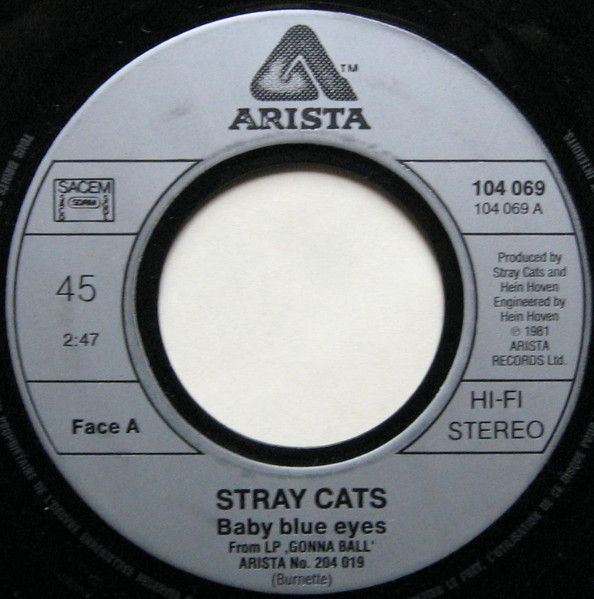 Stray Cats - Baby Blue Eyes | Arista (104 069) - 3