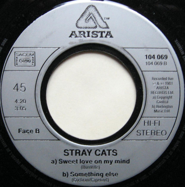 Stray Cats - Baby Blue Eyes | Arista (104 069) - 4