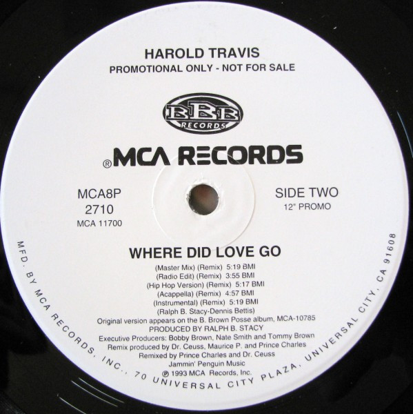 Harold Travis - Where Did Love Go | MCA Records (MCA8P 2710) - 2 Harold Travis - Where Did Love Go | MCA Records (MCA8P 2710) - 2