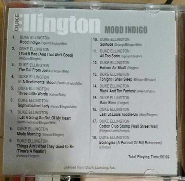 Duke Ellington - Mood Indigo (3CD - Boxset) [CD] | Weton-Wesgram (KBOX 3336A) - 3