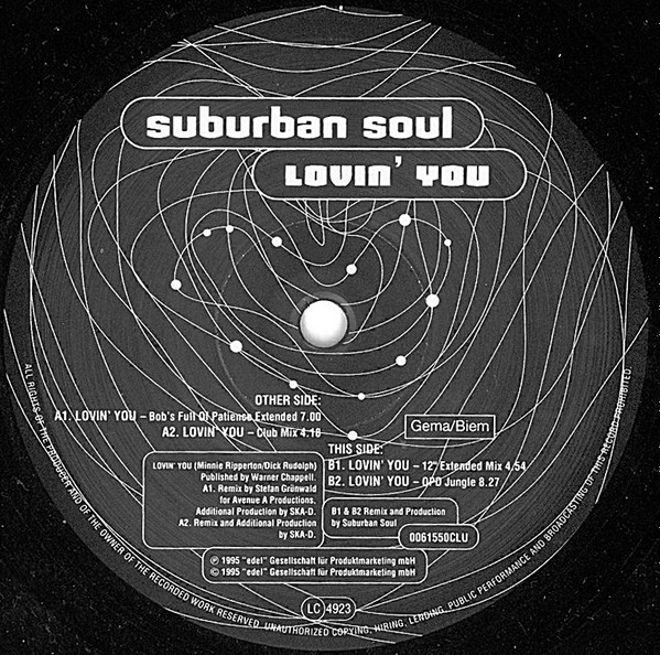 Suburban Soul - Lovin' You | Club Tools (006155-0 CLU) - main Suburban Soul - Lovin' You | Club Tools (006155-0 CLU) - main