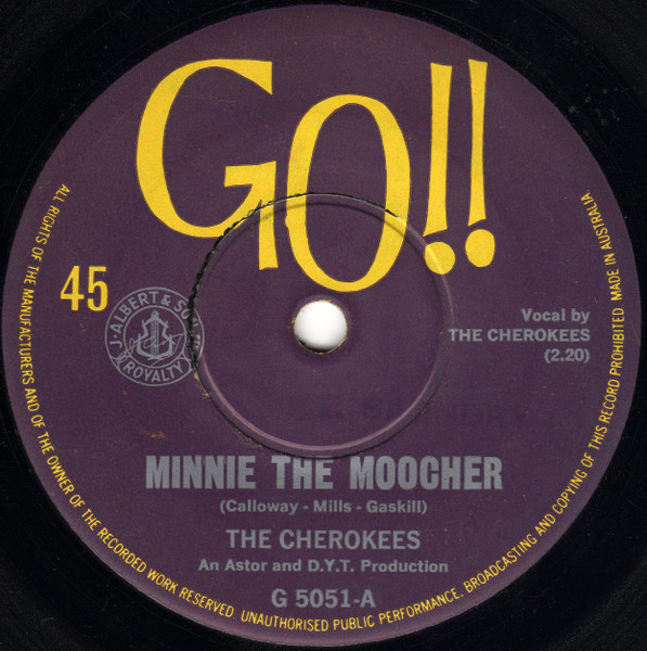 The Cherokees - Minnie The Moocher | Go!! (G-5051)