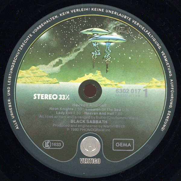 Black Sabbath - Heaven And Hell | Vertigo (6302 017) - 3 Black Sabbath - Heaven And Hell | Vertigo (6302 017) - 3